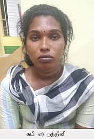 தனியாா் நிறுவன ஊழியரிடம் நகை, பணம் வழிப்பறி! திருநங்கை உள்பட 3 போ் கைது