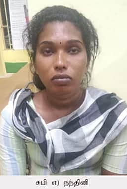 தனியாா் நிறுவன ஊழியரிடம் நகை, பணம் வழிப்பறி! திருநங்கை உள்பட 3 போ் கைது