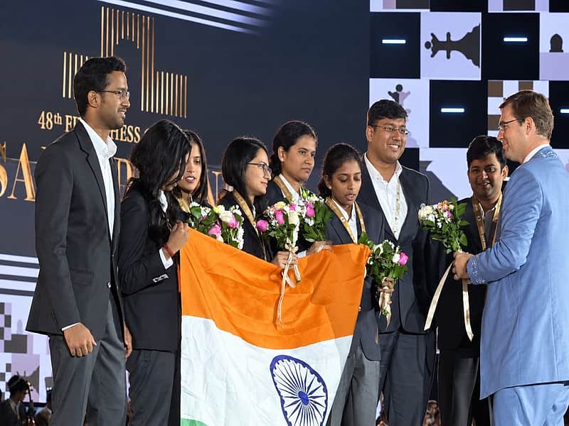 PM Modi hails Indian team’s ‘exemplary determination’ after Chess Olympiad success
