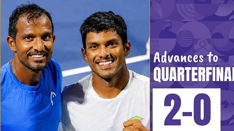 Tamil players advance to the quarter-finals.