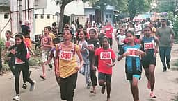 கூடலூரில் மாரத்தான் போட்டி