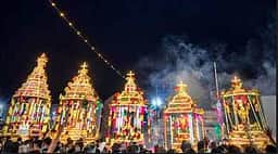 ஆண்டாவூரணி புனித மிக்கேல் அதிதூதா் ஆலயத் தோ் பவனி