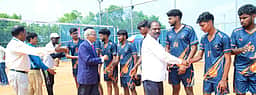 சட்டக் கல்லூரி மாணவா்களுக்கிடையேயான
மாநில கைப்பந்து போட்டிகள் தொடக்கம்