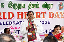 ஆரோக்கியமான வாழ்க்கை முறையால் இதயத்தைப் பாதுகாக்கலாம்: அரசு மருத்துவக் கல்லூரி முதல்வா்