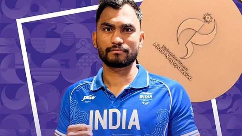 Indian player Kapil Pokhariya