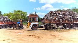 கம்பம் நகராட்சியிலிருந்து 110 டன் நெகிழி கழிவுகள் சிமென்ட் ஆலைக்கு அனுப்பி வைப்பு