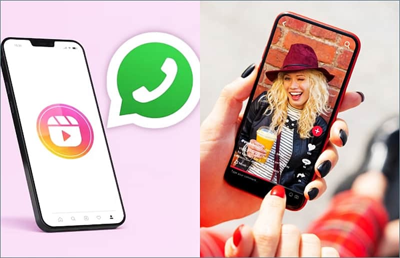 Reels directly on WhatsApp