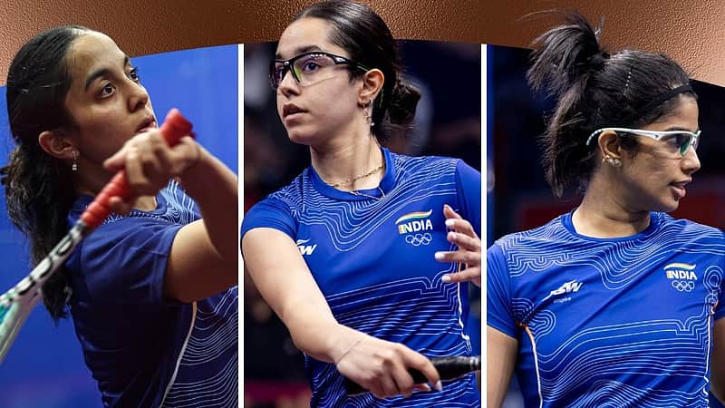 Tanvi Khanna, Anahat Singh and Joshana Chinappa