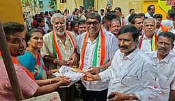 தட்டாஞ்சாவடி தொகுதியில் வேட்பாளா்கள் தீவிர வாக்கு சேகரிப்பு