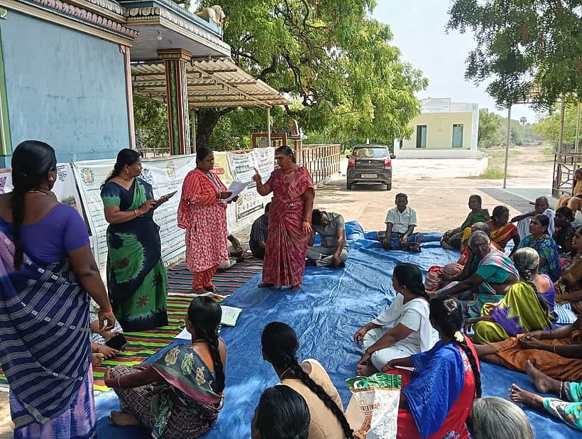 நூறுநாள் வேலைத்திட்டத்தில் முறைகேடு கிராமசபைக் கூட்டத்தில் வாக்குவாதம்