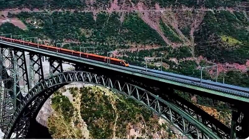Vande Bharat crosses Chenab, Anji bridges at 100 km/h as Katra-Banihal speed limit raised