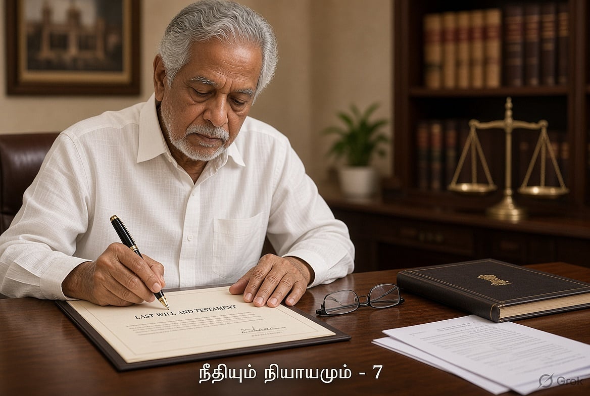 விருப்ப உயில் - சந்தேகங்களும் விளக்கங்களும்! நீதியும் நியாயமும் - 7