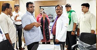 காஞ்சிபுரத்தில் எலும்பு மஜ்ஜை புற்றுநோய் மாற்றத்துக்கான சிகிச்சை வசதி: தேசிய சுகாதார இயக்க திட்ட இயக்குநா் ஆய்வு