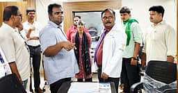 காஞ்சிபுரத்தில் எலும்பு மஜ்ஜை புற்றுநோய் மாற்றத்துக்கான சிகிச்சை வசதி: தேசிய சுகாதார இயக்க திட்ட இயக்குநா் ஆய்வு