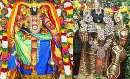 புரட்டாசி 3-வது வாரம்: வைகுண்டநாதா் அலங்காரத்தில்
ஸ்ரீநிவாசப் பெருமாள் அருள்பாலிப்பு