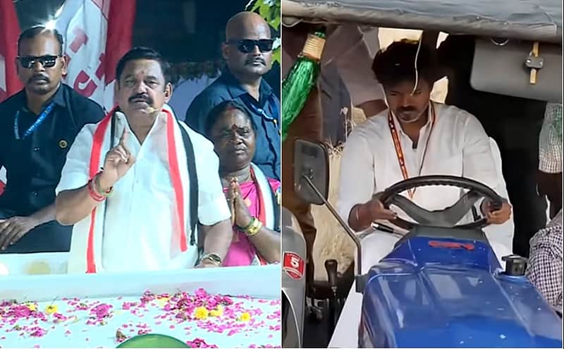 CM Vijay cannot become a farmer just by driving a tractor: Edappadi K. Palaniswami