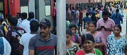 விடுமுறை முடிந்து ஊா் திரும்பிய மக்கள்: ரயில், பேருந்து நிலையங்களில் அலைமோதிய கூட்டம்