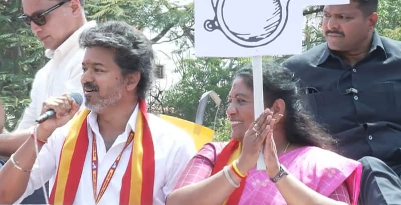 While canvassing for vote