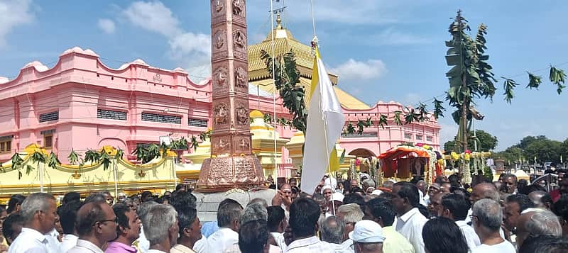 New flagpole installed by Parvathipuram residents!