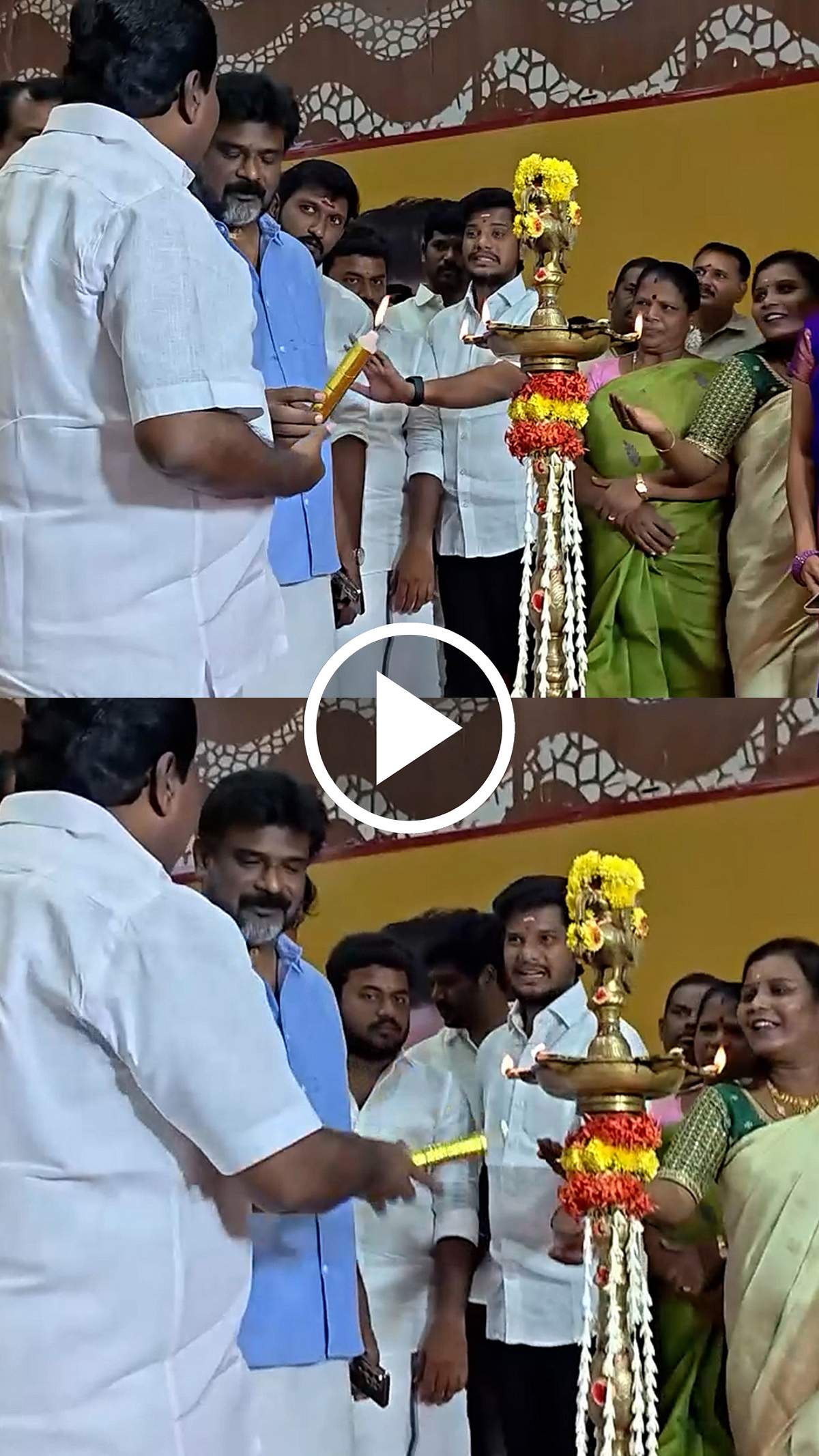 மெழுகுவர்த்தியால் தவெக எம்எல்ஏ - காங். எம்பி இடையே வாக்குவாதம்!