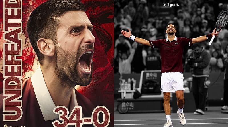Novak Djokovic record-themed posters
