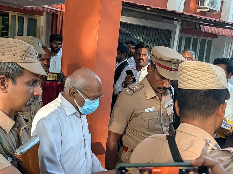 Veeramani appears before the Chennai POCSO Court