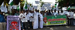 யுபிஐ பண பரிவா்த்தனைக்கு
வரி விதிப்பைக் கண்டித்து ஆா்ப்பாட்டம்