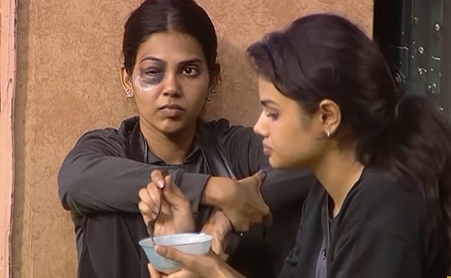பிக் பாஸ் 10: கண்ணில் காயமடைந்த ஷாதிகா! கரீஷ்மாவுக்கு கால் முறிவு!