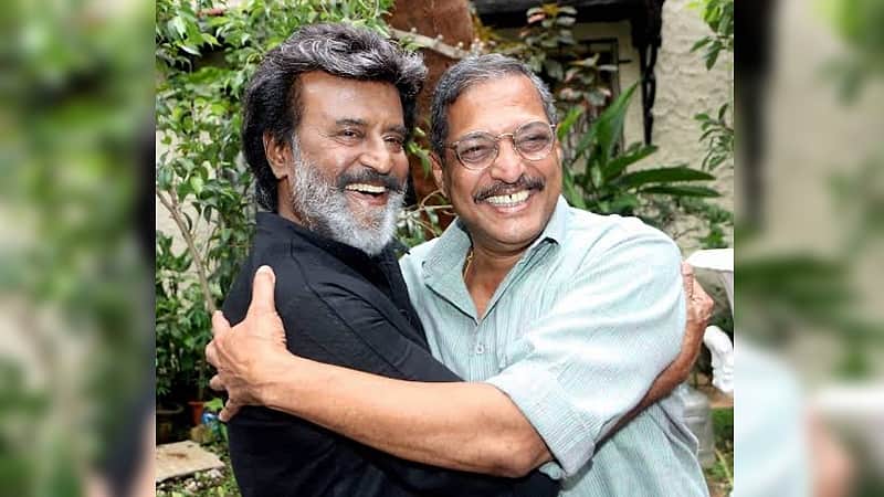 Rajinikanth with Nana Patekar.