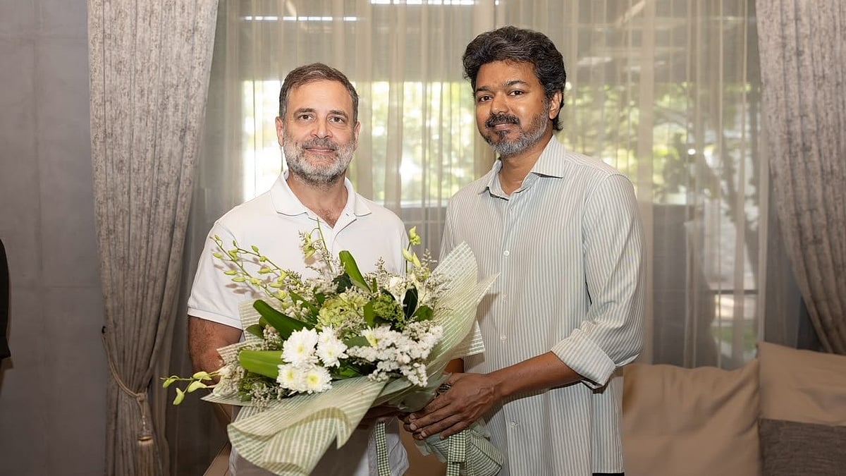 முதல்வர் விஜய்யுடன் ராகுல் காந்தி சந்திப்பு!