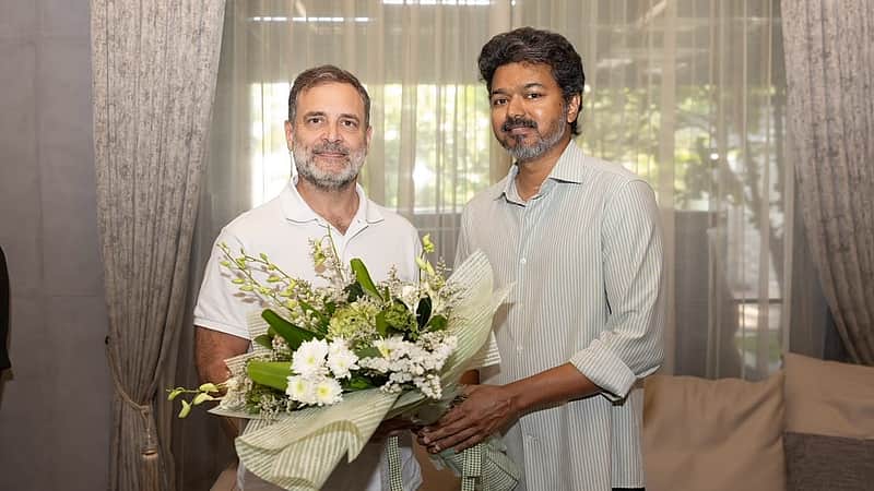 Rahul Gandhi - CM Vijay Meeting