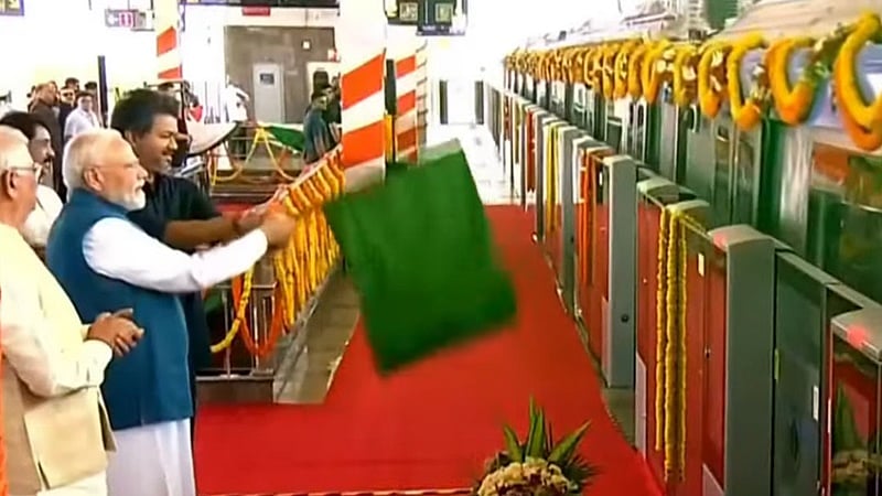 பூந்தமல்லி - வடபழனி மெட்ரோ ரயில் சேவை: பிரதமர் மோடி தொடக்கி வைத்தார்!
