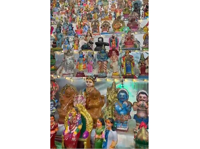 சிதம்பரம் ஸ்ரீ நடராஜர் கோயிலில் பிரம்மாண்ட கொலு!