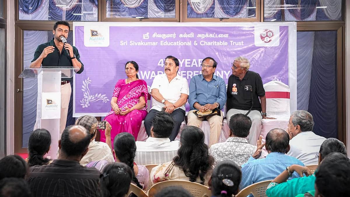 வாழ்க்கையில் ஒன்மோர் கேளுங்கள்.. மாணவர்களுக்கு சூர்யா அறிவுரை!