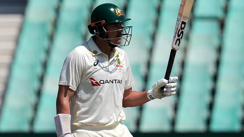 Matt Renshaw expressed his joy after smashing a half-century.