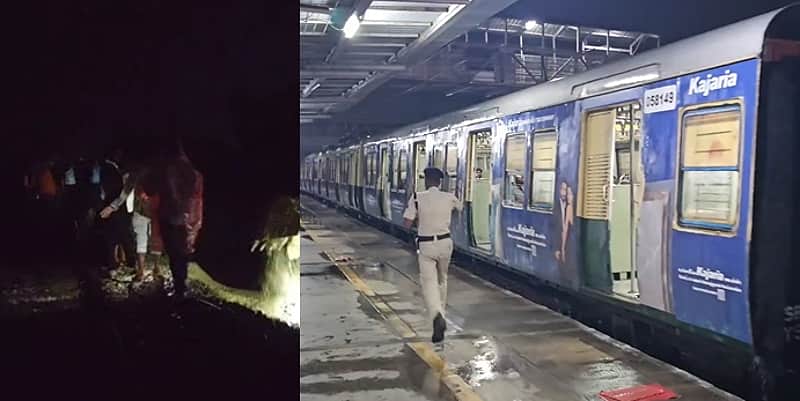 Landslide on the railway track near Kanchipuram: Train services disrupted!