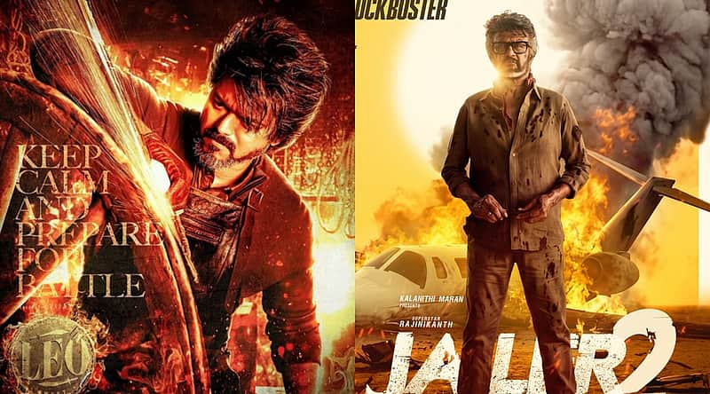 Posters for the films Leo and Jailer 2
