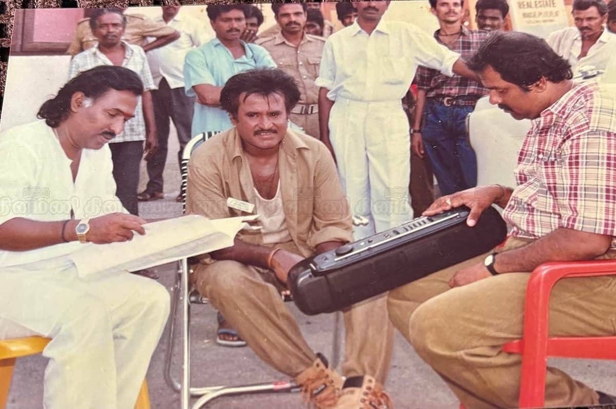 கருப்பு உடையில் வந்தார்! தேவாவுக்கு ரஜினி நேரில் அஞ்சலி!