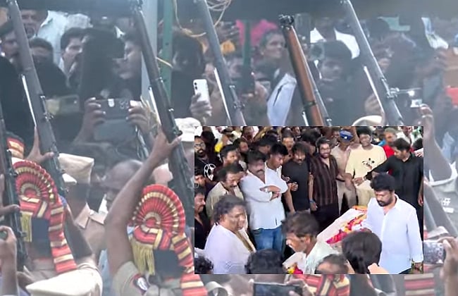 அரசு மரியாதையுடன் தேவா உடல் நல்லடக்கம்!