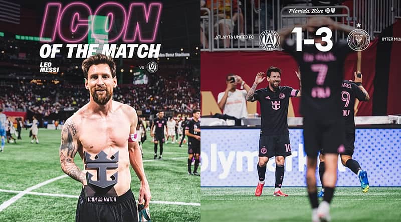 Messi is man of the match, hat-trick in Inter Miami win