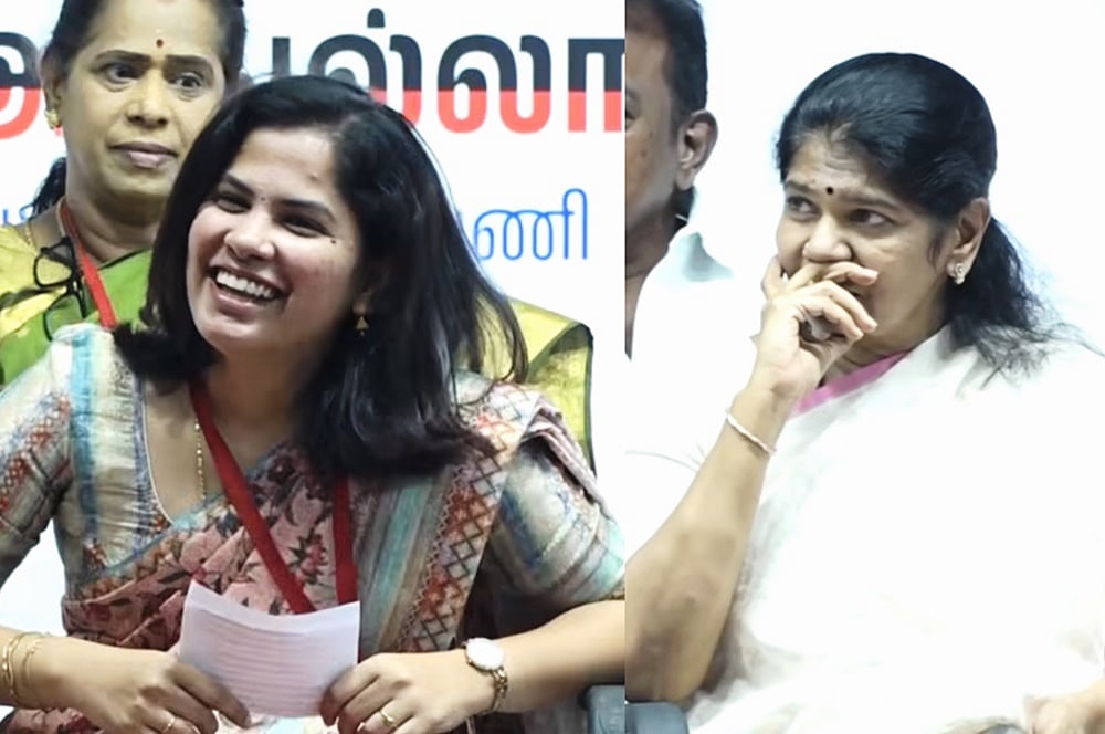 முதல்வர் குறித்து தொண்டர் ஒருவர் அருவருக்கத்தக்க வகையில் பேசுகையில், அதை ரசித்து சிரிக்கும் சென்னை மாநகராட்சி மேயர் பிரியா