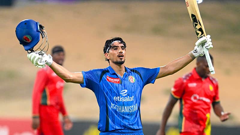 Sediqullah Atal expresses joy after scoring a century