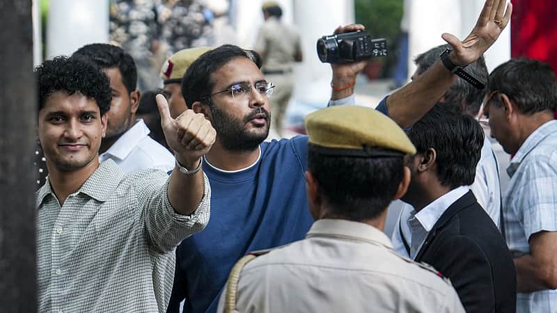 CJP leaders Saurav Das and Ashutosh Ranga.