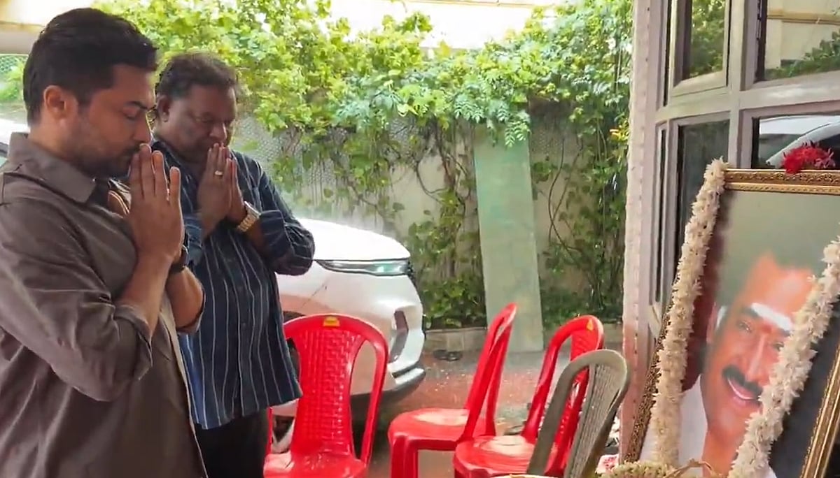 இசையமைப்பாளர் தேவா மறைவுக்கு அஞ்சலி செலுத்திய சூர்யா!