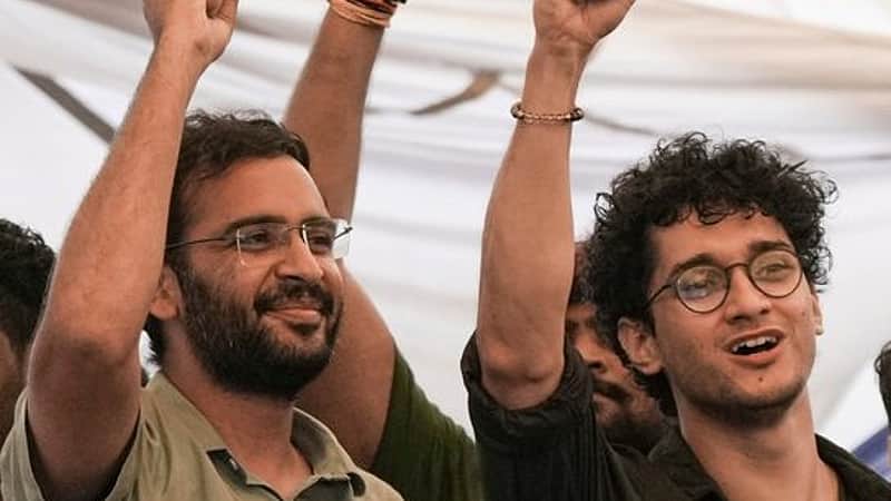 CJP leaders Ashutosh and Saurav.