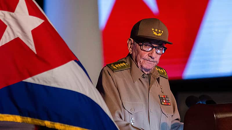 Former Cuban President Raul Castro