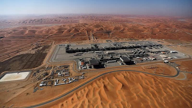 Shaybah oilfield in Saudi Arabia