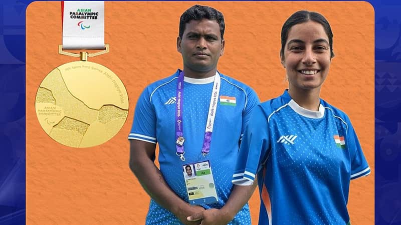 India's Sheetal Devi and Toman Kumar