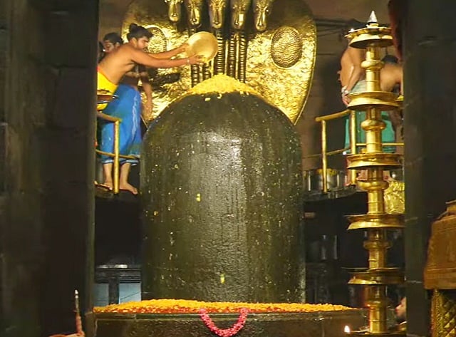 ராஜராஜ சோழன் சதய விழா: பெருவுடையாருக்கு பேரபிஷேகம்!