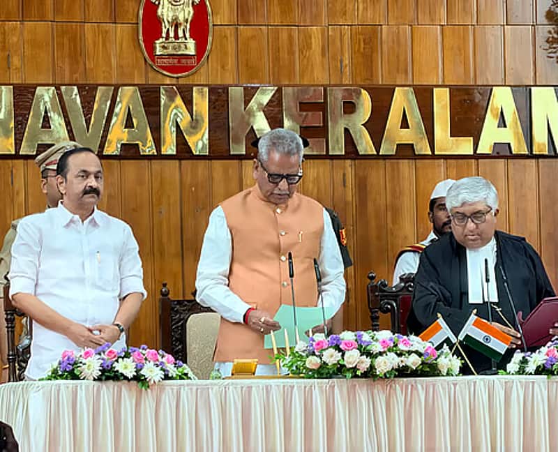 Om Prakash Mathur was sworn in as the 24th Governor of Keralam